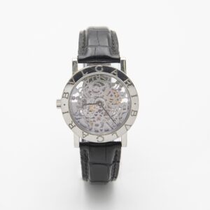 Bulgari Skeleton watch in 18k white gold with automatic movement