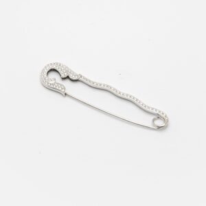 Agulla Perodri en or blanc 18k i diamants